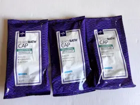 Medline 801967361360 Set Of 3 Readybath Conditioning Shampoo Caps Rinse And Fragrance Free