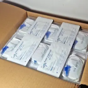 Dynd40988 Medline Lot Of 100 Suction Catheter 8 Fr - Mini Tray With Latex Gloves