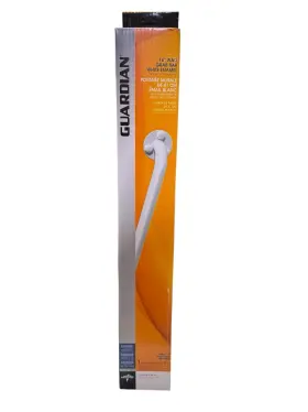 G87530m Medline - Guardian White Enamel Wall Grab Bar 16 Inch Long Brand New In Box