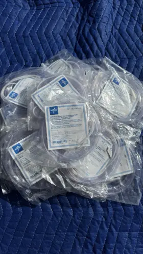 Hcsu4514s Medline 7ft Supersoft Touch Cannula Oxygen Tubing Lot Of 18