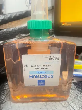 Hhabsp1000fm Medline Each Spectrum Clinical Antibacterial Foaming Hand Soap 1000 Ml Exp 5/27 S14