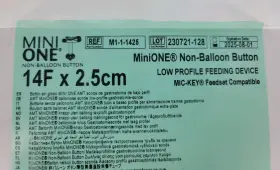 M1-1-1425 Medline Mini One Non-balloon Button 14f X 2.5cm