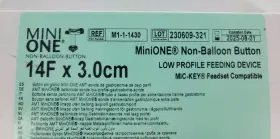 M1-1-1430 Medline Mini One Non-balloon Button 14f X 3cm
