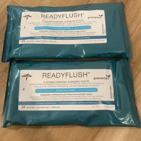 Mcs263830 Medline Readyflush Flushable Personal Cleansing Cloth 2 Pack Of 24 48 Total 8x12
