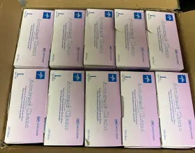 Mds192086 Medline Case Of 1000 Size Large Accutouch Chemo Powder Free Nitrile Exam Gloves