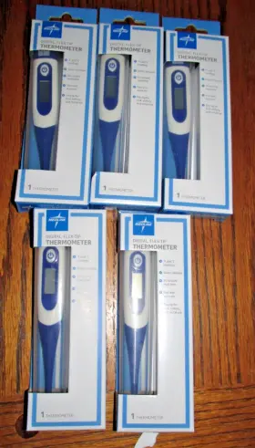 Mds99902 Medline Qty 5 - Digital Flex-tip Oral Or Rectal Thermometers