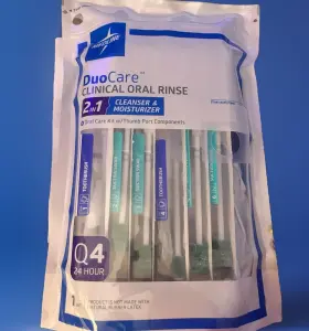 Mdsvn2dc Medline Duocare Clinical Oral Rinse 2in1 Cleanse/moisturizer Kit Suction Compatible