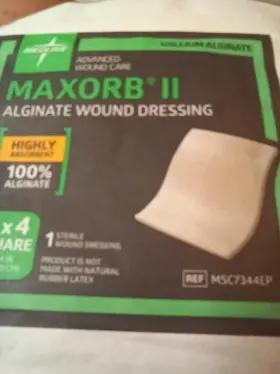 Msc7344ep Medline Maxorb11 Alginate Wound Dressing Highly Absorbent