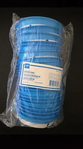 Non80328 Medline 24 Emesis Bag Sickness Clean-up Vomit Clean Sack Bags Free Ship