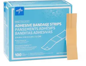 Prm25500b Medline Plastic Adhesive Bandage 3/4 Inch X 3 Case Of 500