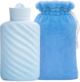 Meetrue 313096935904 Microwaveable Silicone Hot Water Bottle With Cover 1 Liter Innovative