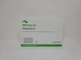 293299 Mepiform Silicone Sheeting For Scar Reduction 2 Inch X 3 Box Of 5
