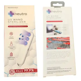 Merkury 194383006183 Neutro Uv Wand Sterlizier With Rechargerable Battery New In Box