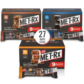 31507 Met-rx Protein Bars 3.52 Oz 9 Count Big 100 Colossal Healthy Meal Snack