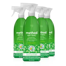 321685 Method Cleaner Spray 28 Fl Oz Pack Of 4 Antibacterial All-purpose Bamboo Kills