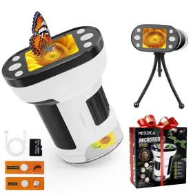 Xw0101 Mexlyca 1000x Handheld Microscope For Kids 2.0 Inch Screen Pocket Adjustable