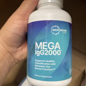 18010475496 Microbiome Labs Mega Igg2000 Capsules 120 Count Dairy Free Bovine Colostrum