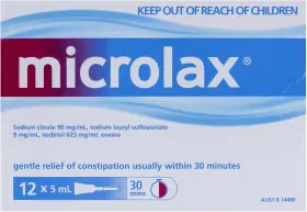 Microlax 400934968815 Enema Number Of Tubes X 5ml - Fast And Gentle Constipation Relief