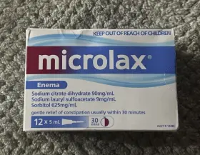 A0395r Microlax Enema 12 X 5ml Sealed Exp.01/2029