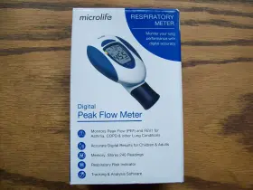 Pf101 Microlife 642632732050 Digital Peak Flow And Fev1 Respiratory Meter New