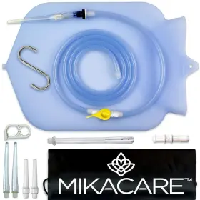 Mikacare 046708754661 Enema Bag Kit Clear Non-silicone. For Coffee And Water Colon Cleanse