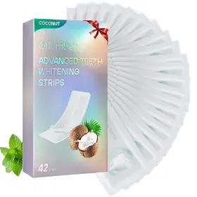 Milumber 754932626967 Teeth Whitening Strips For Sensitive 42 1 Count Pack Of