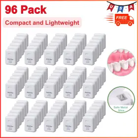 Tn-mimorou-2466 Mimorou 96 Pack Dental Floss Bulk Mint Flavored 50m Each Travel Oral Care