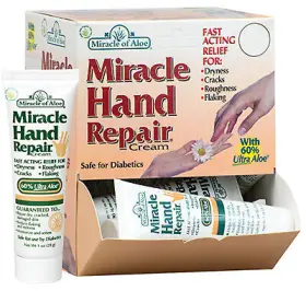 42391 Miracle Of Aloe 12 Pack Hand Repair Cream 60% 1-oz