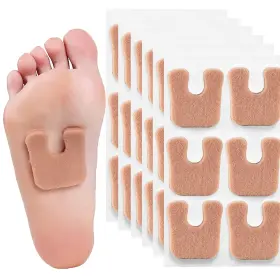 Yf-u-60-apricot Misorita Metatarsal Foot Pads For Women 60 Pieces Callus Cushions Horseshoe Apricot