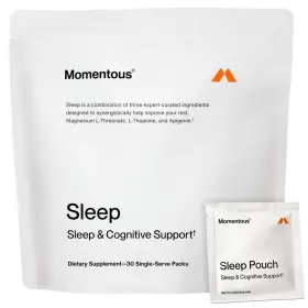 Momentous 850030796165 Sleep Supplements Magnesium L Threonate Theanine Apigenin 30 Count