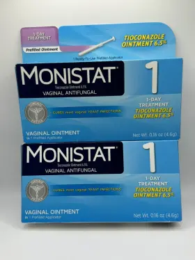 Monistat 363736441012 1 Day Treatment Vaginal Antifungal 2pk X Applicator Each Exp 2025 Bd