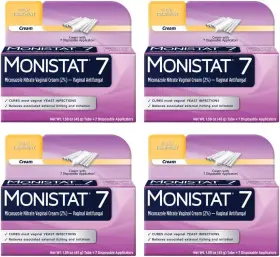 542635 Monistat 7 Vaginal Cream With Disposable Applicators 1.59-ounce Tube Pack