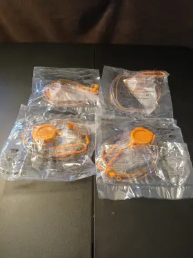 Inf0100-e Moog Info100-e Lot Of 4 Infinity Orange 100ml Enteral Pump Delivery Set Enfit Connect