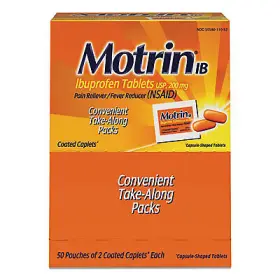 48152 Motrin Ib Ibuprofen Tablets Two-pack 50 Packs/box Mcneil - Div Of &