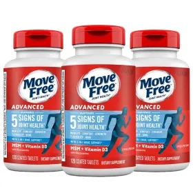 3x120ct Move Free 020525100566 Restore Joint Mobility Flexibility - Advanced Tablets