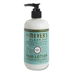 686591 Mrs. Meyer S Clean Day Hand Lotion 12 Oz Pump Bottle Basil The