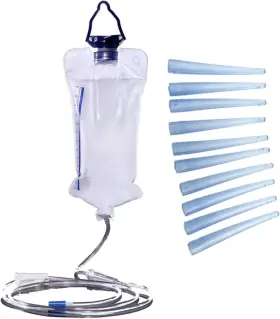 Mtsxdyt 705353871375 Reusable Enema Kit Colon Douche Bag 1200ml For
