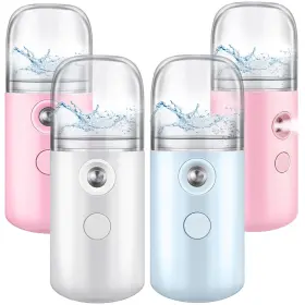 Sprayer-n057 Mudder 4 Pcs Nano Facial Count Pack Of 1 White Light Pink Blue