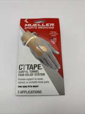 6437 Mueller Ct Tape Carpal Tunnel Pain Relief System 3 Applications One Size