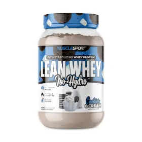 Msl08950 Musclesport Whey Protein Isolate 2lb Cookies N Cream 25g Per Scoop Lean Calorie