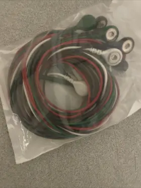 Edr1260-10 Mvap Med-dyne Reusable 60 Inch Button Snap Lead Wires 10 Pack