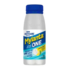 20819903010917 Mylanta Antacid Anti-gas Eco Care Tablets - 50 Count Pack Of 1 White