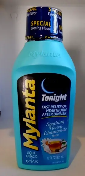 Mylanta 819903010302 Antacid And Gas Relief Tonight Formula Honey-chamomile 12 Fl Oz