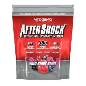 Myogenix 680269333219 Whey Protein Powder 6 Pound Muscle Growth Recovery Wildberry Aftershock