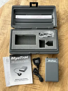 Sa4000 Myotrac Emg Biofeedback Systems Cable Manual Case And Ear Tested Works