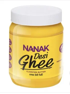 Nanak 797677300303 Pure Desi Ghee Clarified Butter Indian Cooking Baking 56 Ounces 3.5 Lb