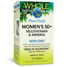 Wms50 Natural Factors 120 Whole Earth&sea Womens 50 Multivitamin Mineral Tabs