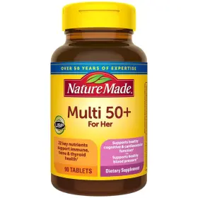 1796 Nature Made Multivitamin For Her 90 Count Pack Mineral Tabs Dietary Supplement Daily