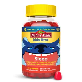 4171 Nature Made Sleep Gummies Melatonin 45 Count Kids First Drug Drug-free Restful