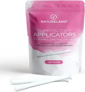 Natureland 860003717042 20/40 Pack Vaginal 20 Count Of 1 Large Tip Applicators